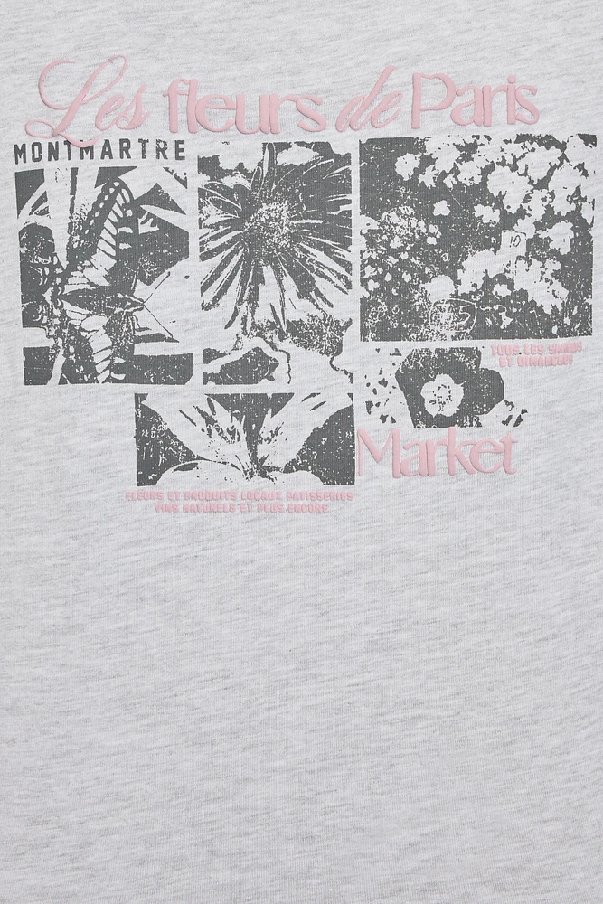 T-shirt à épaules dégagées
