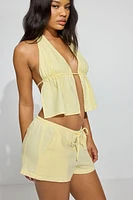 Linen Mini Shorts