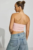 Pointelle Tube Top