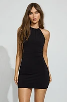 Low Back Halter Dress
