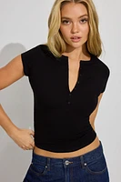T-shirt henley Estelle