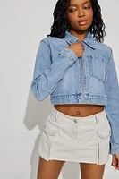 Cropped Denim Jacket