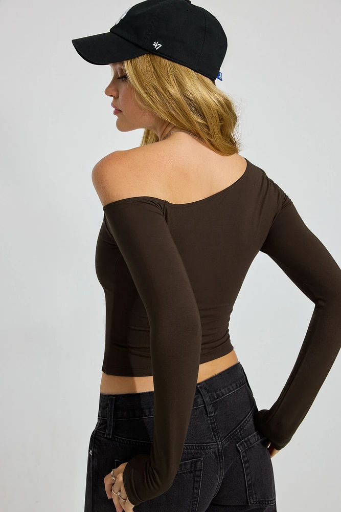 Asymmetric Long Sleeve Top