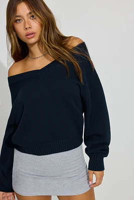 High V-Neck Sweater