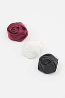 Pack of 6 Mini Rosette Clips