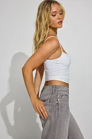 Ruched Sweetheart Cami Top