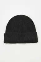 Ribbed Knit Basic Tuque