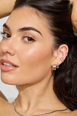 Ensemble de 8 boucles d’oreilles épurées