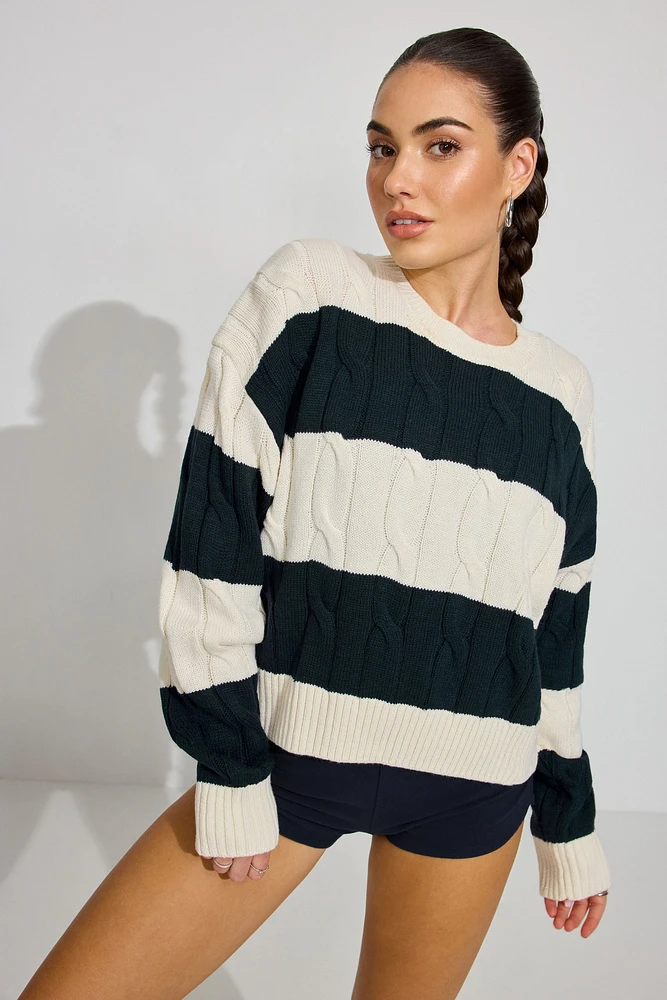 Oversized Cable Sweater