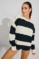 Oversized Cable Sweater