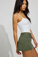 Belted Micro Skort