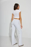 Fit And Flare Soft Terry Pant