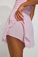 Ayla Halter Smocked Romper Dress