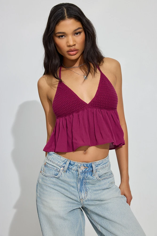 Crochet Halter Top