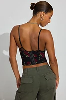 Sabrina Peek-A-Boo Bustier Top