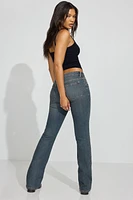 Mid-Rise Bootcut Jeans