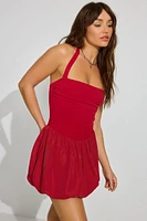 Alina Bubble Halter Dress