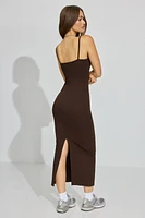 Sleek Scoop Cami Maxi Dress