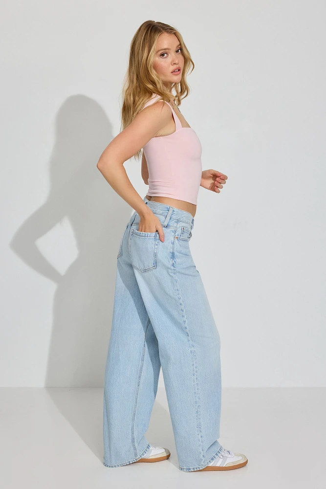 Low Rise Baggy Jeans