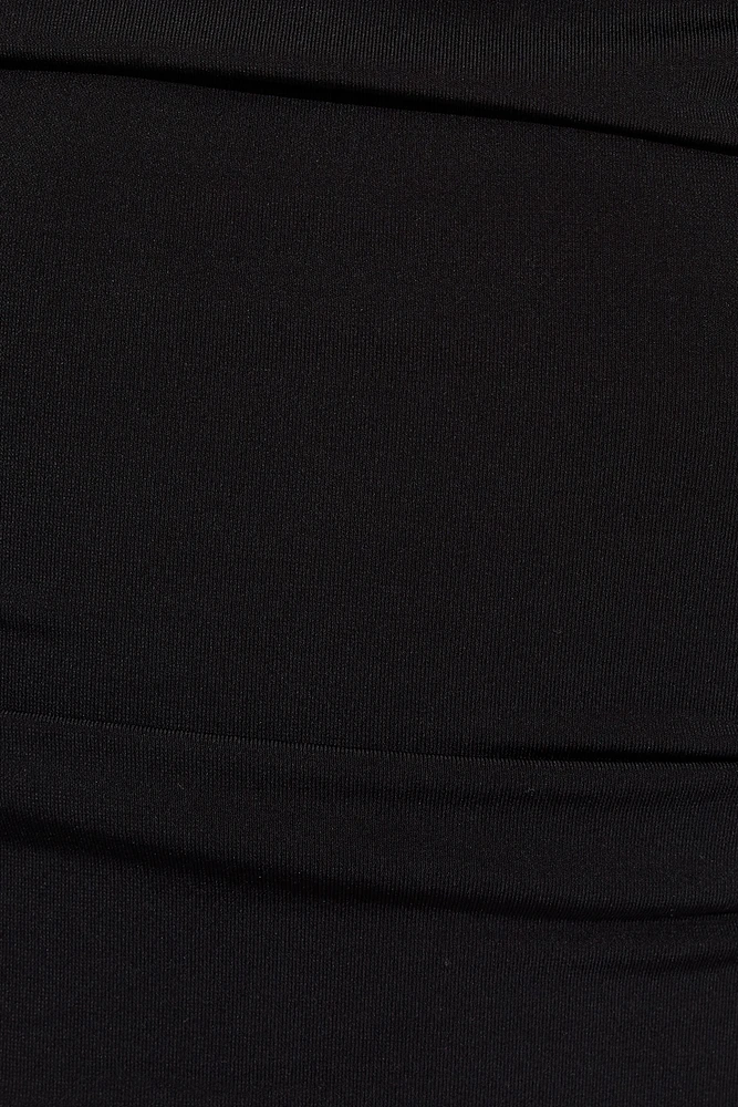 Deep Cowl Neck Halter Top