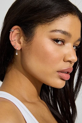 Ensemble de 6 boucles d’oreilles en grappes