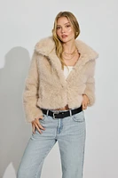 Short Faux Fur Coat