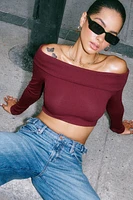 Kayla Foldover Off Shoulder Top