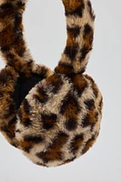 Allover Faux-Fur Leopard Earmuffs