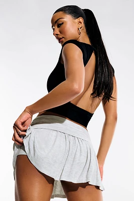 Livy Flowy Knit Skort