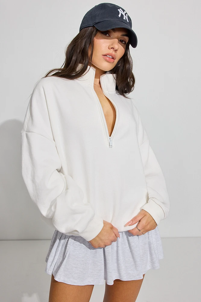 Sweatshirt à demi-fermeture éclair UltraFleece