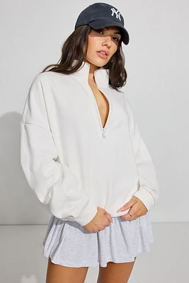 Sweatshirt à demi-fermeture éclair UltraFleece