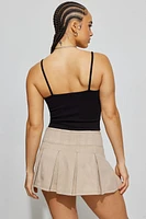 Jupe-short plissée Lexi