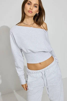 UltraFleece Off Shoulder Sweater