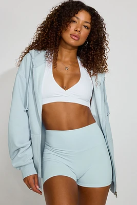 SoftTerry Oversized Zip-Up Hoodie