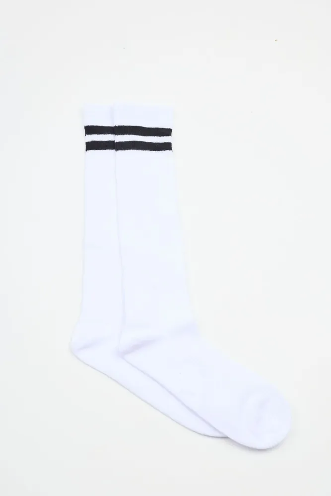 Striped Knee Socks