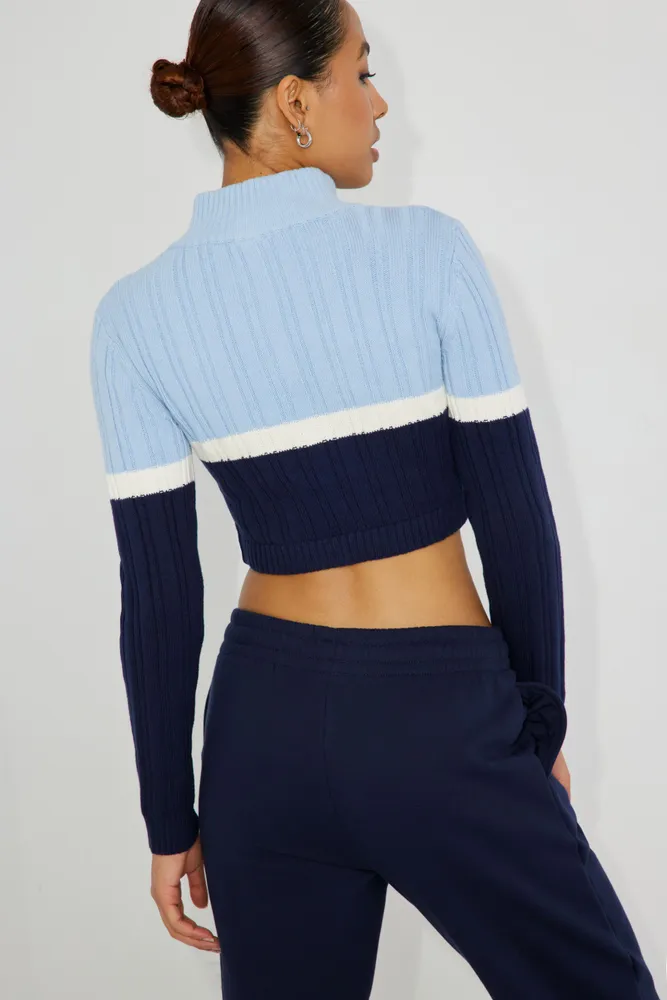 Super Cropped Long Sleeve Sweater