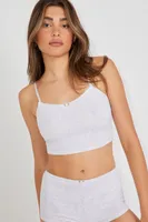 Cropped Pointelle Cami