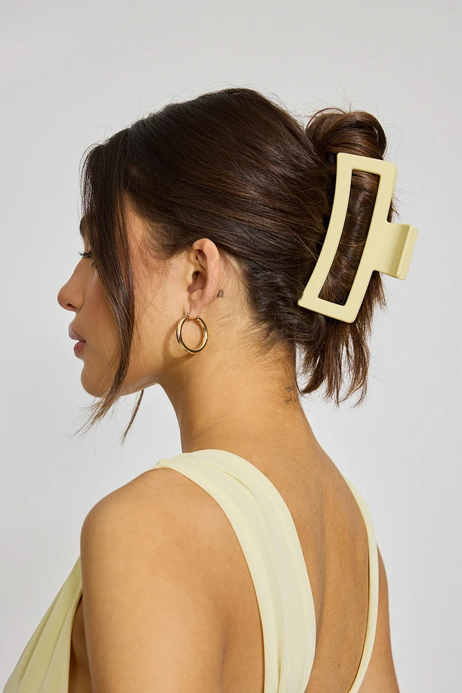 Oversized Rectangle Claw Clip