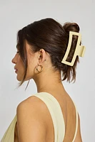 Oversized Rectangle Claw Clip