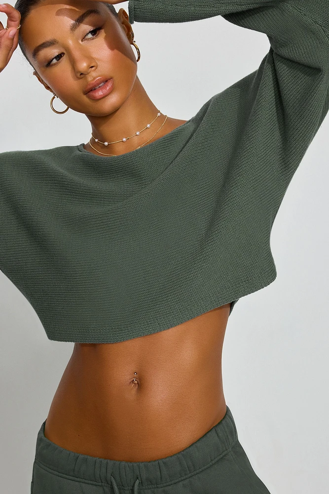 Supersoft Loose Crop Sweater