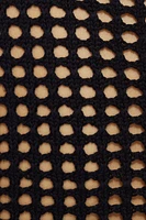 Long Sleeve Crochet Tie Top