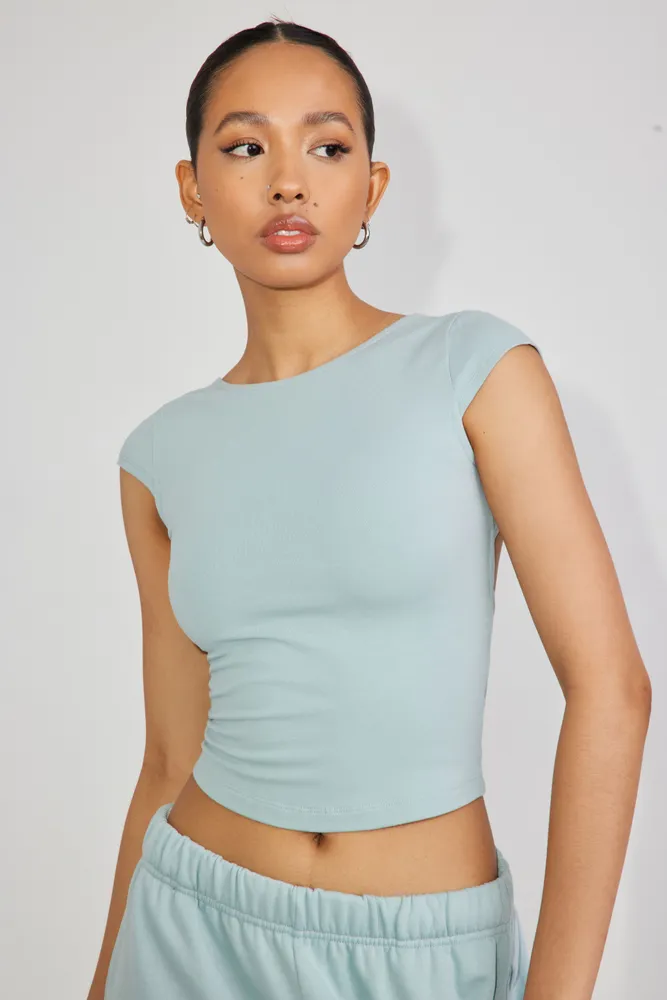 Talia Open Back Tee