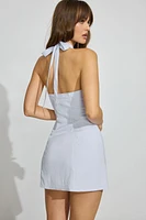 Robe licou évasée à col en V