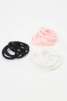 Pack of 18 Seamless Hair Elastics