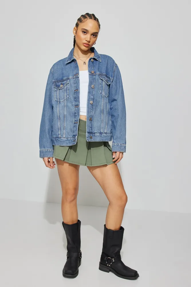 Oversized Boyfriend Denim Jacket