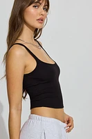 Ribbed Scoop Cami Top