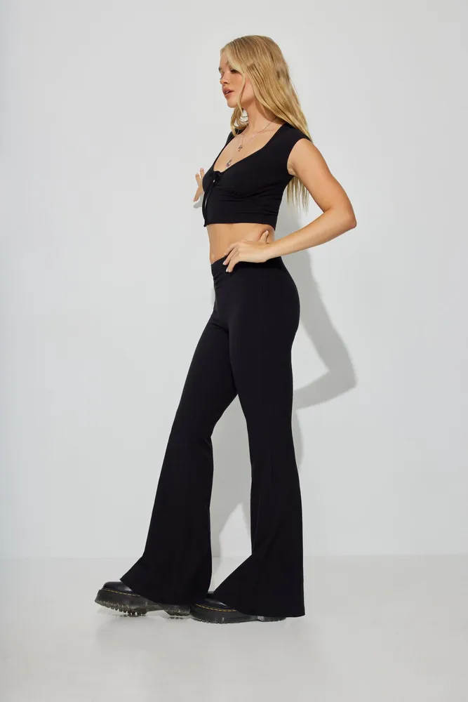 Knit Flare Pant