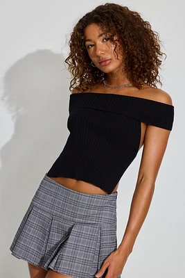 Off Shoulder Open Back Top