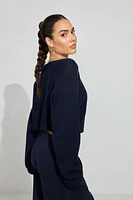 Chandail écourté ample super doux