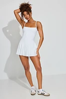 Active Pleated Skort Mini Dress